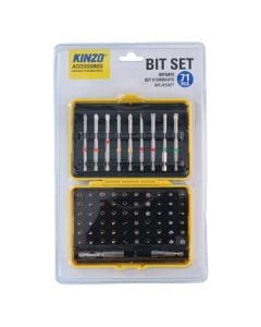 Set of screw heads, Kinzo, 71 pieces