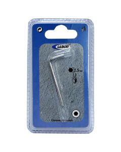 Hexagonal key, Labor, 2.5 mm, Cr-V