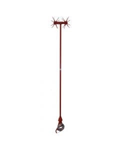 Olive shaking stake, with rotating head, 4x4, 12 V, 2.3 m, fiber stake, Aluminum core