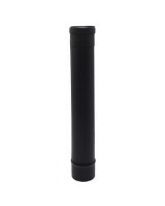 Pipe for pellet stove, Ø80 mm x 0.5 m, black color