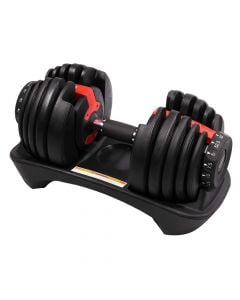 Dumbbell with adjustable weights, 24 kg