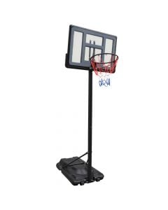 Kosh basketbolli teleskopik, 2.3-2.05 m, diametri I koshit 45 cm, tabela 110 x 75 cm