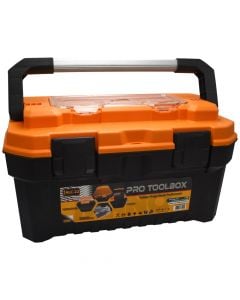 Tool box with aluminum handle, Mano, ALC-22, 300x550x303 mm, 0.179 m3, plastic body
