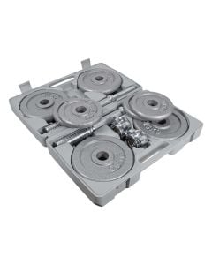 Set gire, Amila, 2x10 kg, seti permban 4x125 kg, 4x2.5 kg, 2 shufra