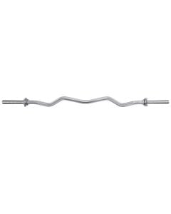 Barbell bar, Amila, 7 kg, W-shape, diameter 28 mm, 140 cm, threaded stop