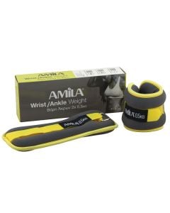 Fitness weights, Amila, for ankles and wrists, 2x0.5 kg, neoprene