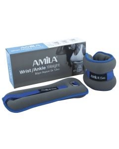 Fitness weights, Amila, for ankles and wrists, 2x1.5 kg, neoprene
