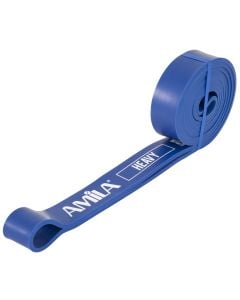 Resistance band for fitness exercises, Amila, Loop Band, Heavy, W3.15 cm, 104 cm, 26 kg, blue