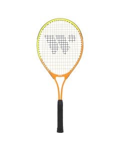 Rakete tenisi, Wish, 25, trup alumini, impakti 20-22 kg, pesha 240 g, ngjyra portokalli, e verdhe
