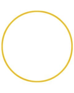 Hula Hoop, Amila, 70 cm, ngjyra e verdhe