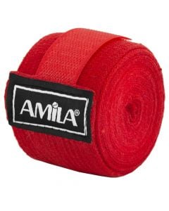 Boxing bandage, Amila, 3 m, red color