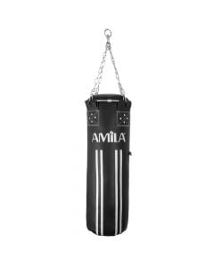 Punching bag, Amila, 120x33 cm, 32-34 kg, filling with pressed textile