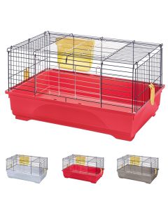 Cage for "Guinea Pigs" and guinea pigs, Imac, Easy 80, 80 x 48.5 x 42 cm