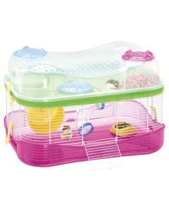 Cage for guinea pigs, Imac, fantasy, 58x38x38.5 cm, complete with accessories