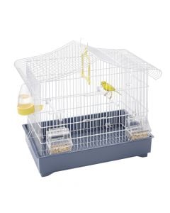 Bird cage, Imac, Sonia, 47 x 29 x 45 cm, white with gray color