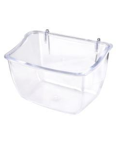 Mbajtese ushqimi per kafaz, Imac, 11 x 7.5 x 7 cm, transparente