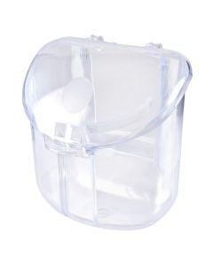 Cage food holder, Imac, 8 x 8.5 x 8.5 cm, transparent