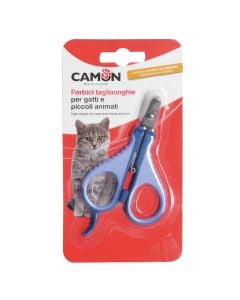 Mini scissors for cutting nails, Camon, with an angle, for cats