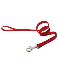 Litar drejtues per qen, Camon, 15 x 1000 mm, ngjyra e kuqe