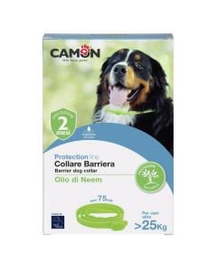 Qafore kunder paraziteve per qen, Camon, 75 cm, per qen me te medhenj se 25 kg