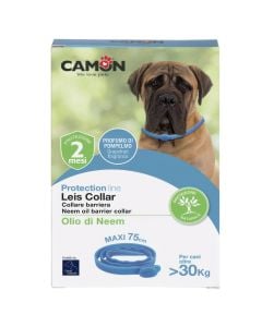 Qafore kunder paraziteve per qen, Camon, 75 cm, per qen me peshe me te madhe se 30 kg