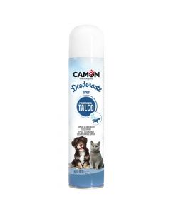 Deodorant per kafshe, Camon, 300 ml, talc