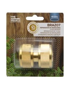 Brass adapter with click, Natrain, 19 mm