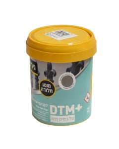 Paint for metal, Nirlat, DTM+, water-based, anti-rust, 0.75 L, color RAL 9007