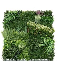 Gardh me gjethe artificiale, Giardino Verde, Viena, Gaea, 100 x 100 cm, 2.95 kg, 1474 gjethe, ngjyra jeshile me nuanca