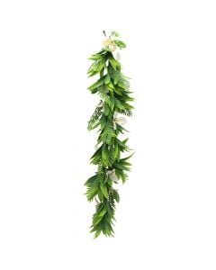 Branch with artificial leaves, Giardino Verde, Hawai, 60-75 cm, 106 g, 55 leaves