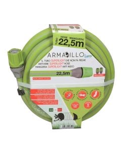 Water pipe + connectors, Armadillo superlight, 5/8", 25.5 m, anti-twist
