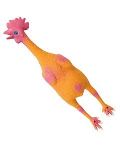 Dog toy in the shape of a chicken, Camon, 52 cm, with sound, latex