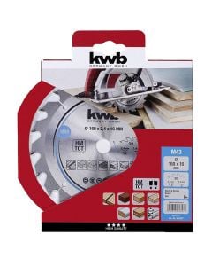 Wood disc for circular saw, KWB, 160 x 16 mm, 1.4 mm