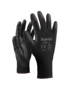 Work gloves, Kapriol, Skin Gloves, 10, black color