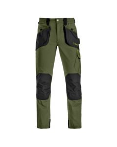 Work pants, Kapriol, Slick, size XL, 260 g/m2, green color