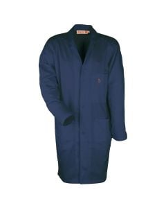 Blue work apron, Kapriol, size L, 190 g/m2