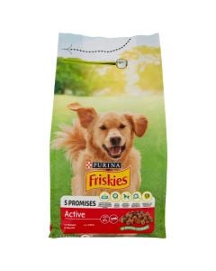 Food for active dogs, Friskies, 1.5 kg, with beef