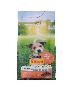 Food for small dogs (10 kg), Friskies, 1.5 kg, with chicken and vegetables