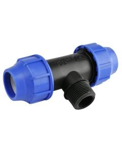 Tee connection male 20x1/2"x20 PN 16