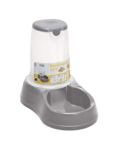 Water tank for animals, Stefanplast, 28,5x18,5x22h cm, 1.5 l, gray color
