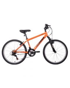 Biciklete 24ª, Denver, 18 shpejtesi, Shimano, trup celiku, ngjyra portokalli
