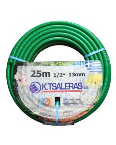 Extra green water pipe, 3 layers, 1/2", 13 mm