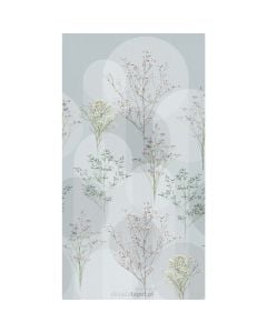 Wall paper, Erismann, Elle decoration, H2.8 x 1.5 m, Floral, Grey, silverl, 2268-30