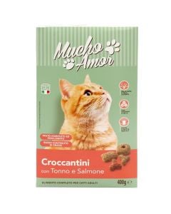 Ushqim per mace, Muchoamor, 400 g, salmon