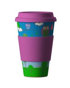 Gote Eco Bamboo Cup - Owls