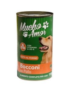 Ushqim per qen, MUCHOAMOR, 1250 g, me mish pule