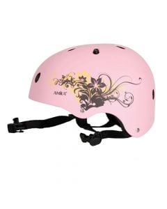Kokore mbrojtese per skateboard dhe biciklete, Amila, masa L, 58-60 cm, ngjyre roze