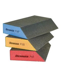 Abrasive sponge, Benman, 125 x 90 x 25 mm, p100