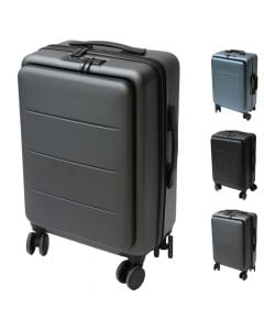 Travel bag, LUX, soft plastic, 25x35x45cm, gray color