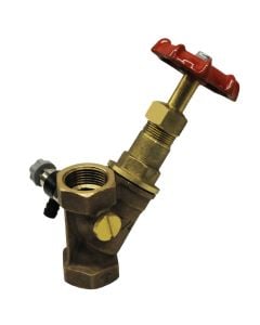 Saraçineske + konravalvul bronzi me volant,3/4" 45°, me shfryres anesor